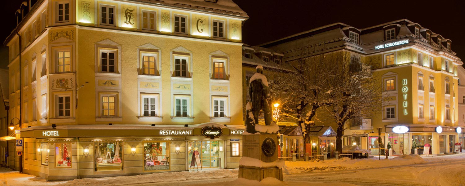 Hotel Schlosskrone a Fussen, vicino al Castello di Neuschwanstein e al Castello di Hohenschwangau