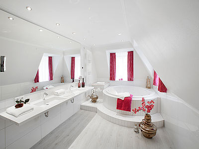 Spa Suite Bathing room in Hotel Schlosskrone Füssen